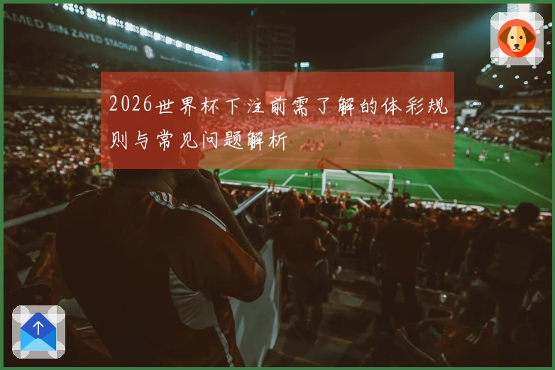 2026世界杯下注前需了解的体彩规则与常见问题解析